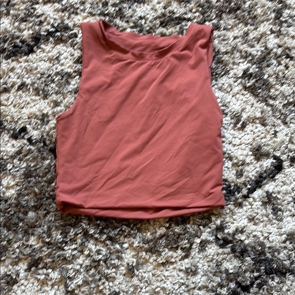 Women's Sleeveless Top in Rust